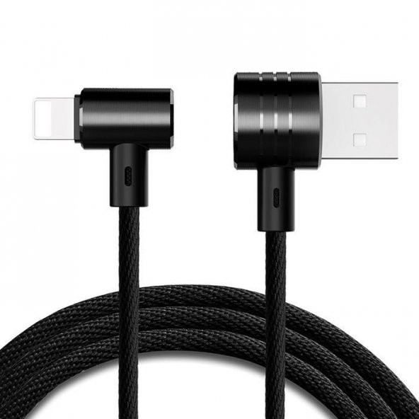 Baseus Lightning ve Micro USB Siyah Şarj Kablosu - 2
