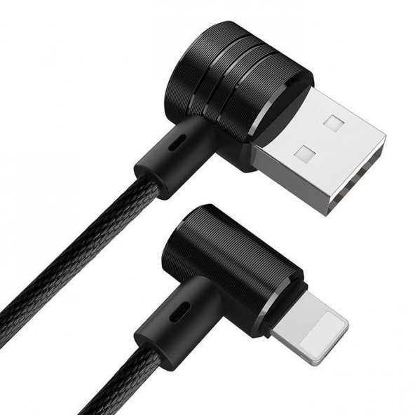Baseus Lightning ve Micro USB Siyah Şarj Kablosu - 3