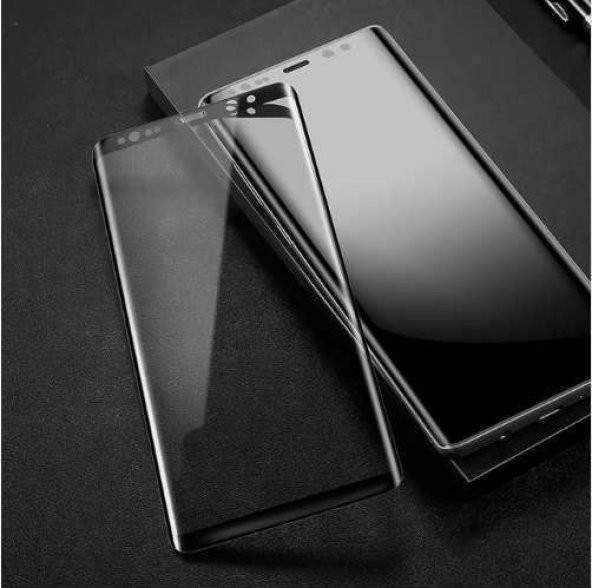 Baseus Profit Samsung Galaxy Note 8 Ekran Koruyucu 3D Full Cam 0.2mm Kırılmaz Kenarları Tam Kaplayan Eğimli - 6