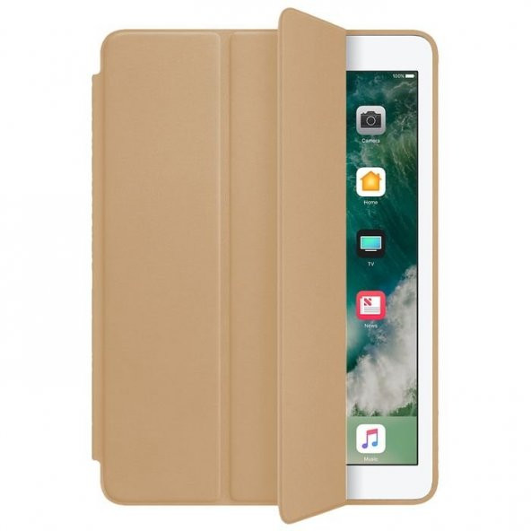 iPad Smart Case 9.7 Gold Kılıf Arka Koruyucu Kapak