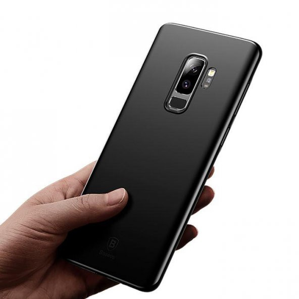 Baseus Wing Samsung Galaxy S9 Plus Siyah Kılıf Arka Koruyucu Kapak