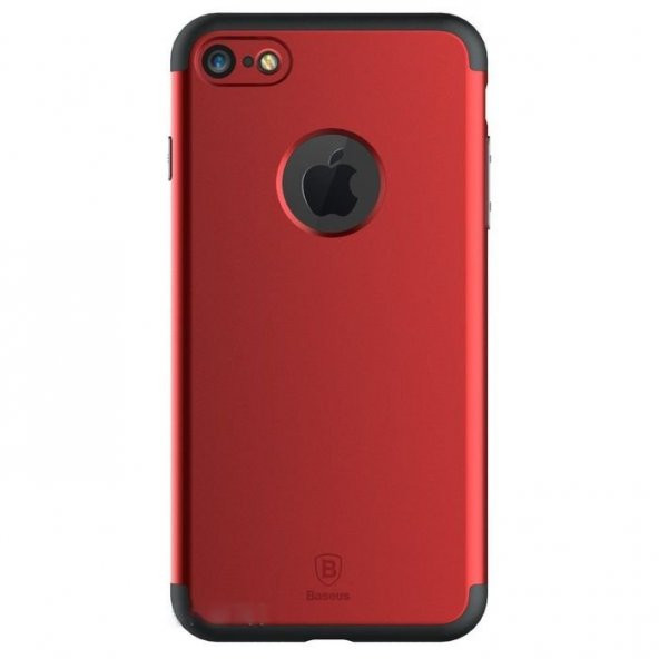 Baseus Pinshion Kırmızı iPhone 7 - 8 Kılıf Arka Koruyucu Kapak