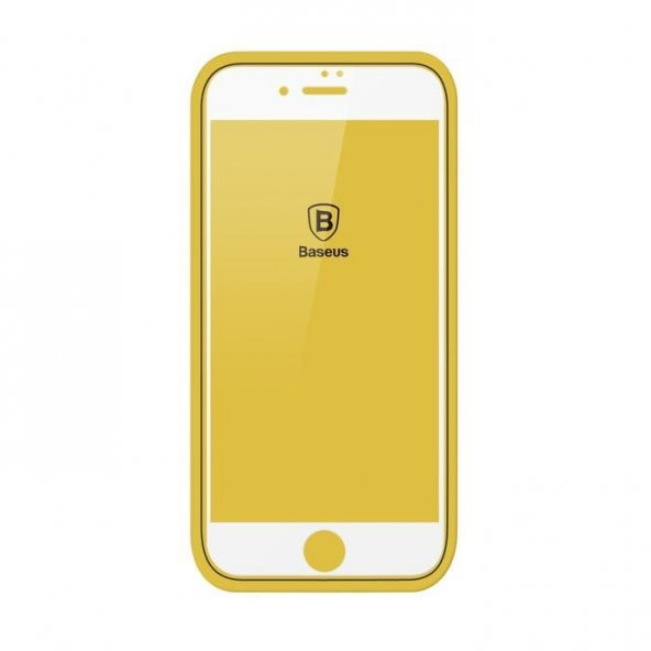 Baseus Profit Beyaz iPhone 7 Plus - iPhone 8 Plus Ekran Koruyucu - Resim 3