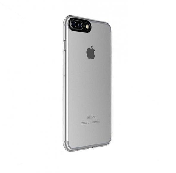 Apple iPhone 7 Plus Kamera Koruyucu Şeffaf Silikon Kılıf Arka Koruyucu Kapak