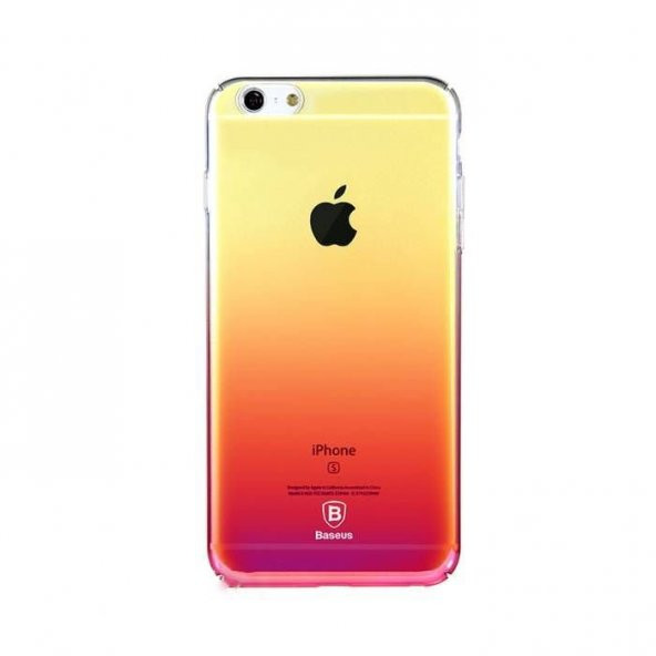 Baseus Glaze Pembe iPhone 6 6S Plus Kılıf Arka Koruyucu Kapak