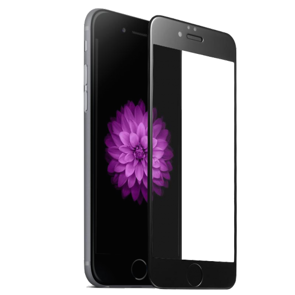 iPhone 6S 3D Ekran Koruyucu Kırılmaz Cam Kenarları Tam Kaplayan Kavisli