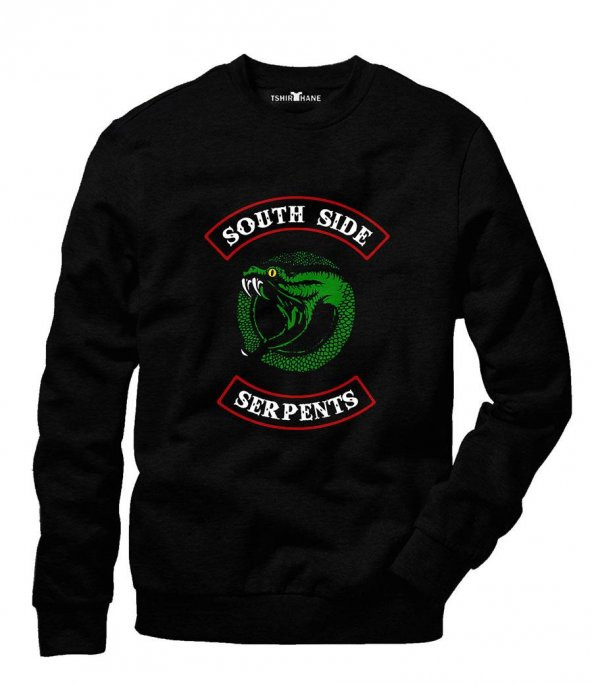 Tshirthane Riverdale South side Serpents Sweatshirt Uzunkollu