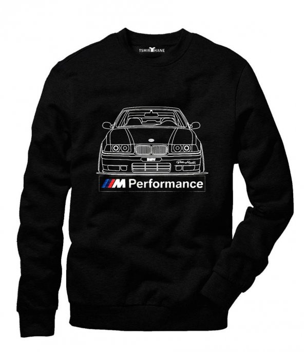 Tshirthane BMW bmw Performance m318 Sweatshirt Uzunkollu