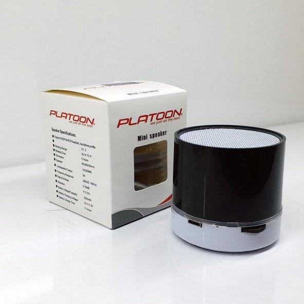 Platoon Bluetooth Speaker Fm Radyo/Sd/Usb Müzik Kutusu Pl-4152