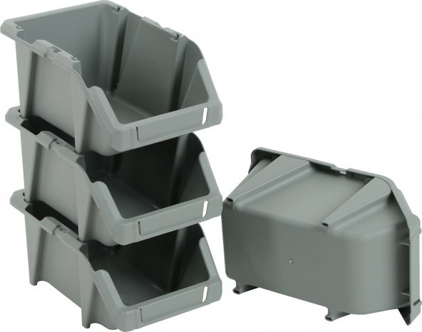 SEMBOL PLASTİK KPA 10 GRİ KONİK PLASTİK AVADANLIK