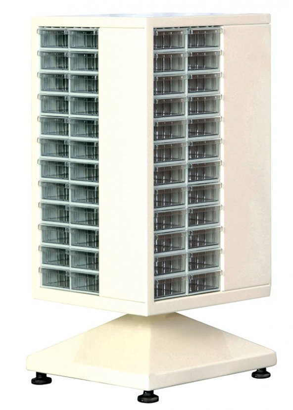 Sembol Plastik Mt 102 Çekmeceli Döner Metal Dolap