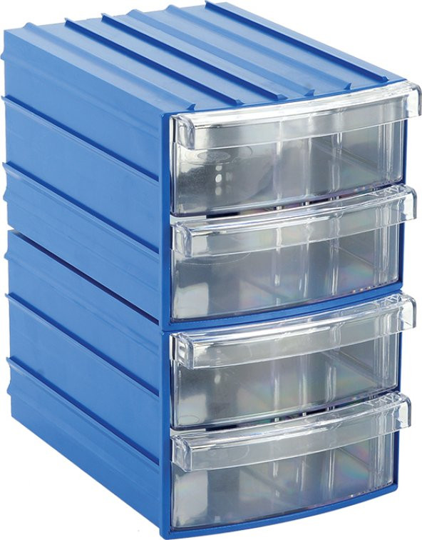 SEMBOL PLASTİK Y112 OVAL 2 ÇEKMECELİ PLASTİK ÇEKMECELİ KUTU