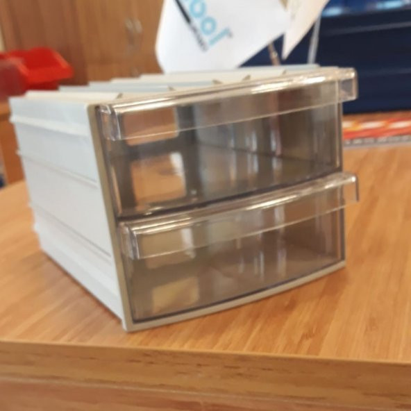 SEMBOL PLASTİK Y112 OVAL 2 ÇEKMECELİ PLASTİK ÇEKMECELİ KUTU - 2