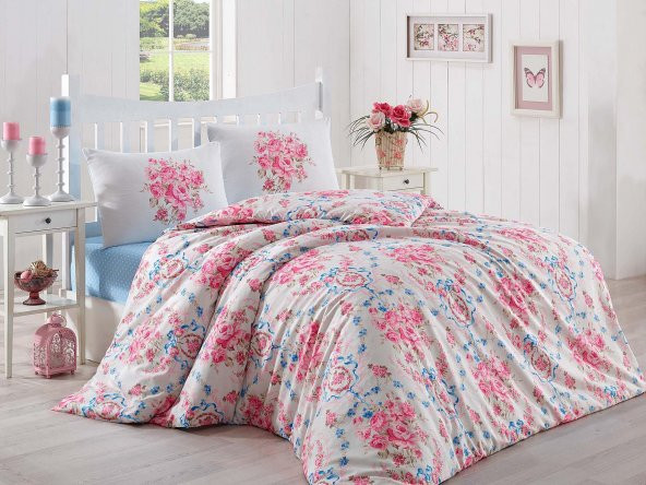 Lady Moda Doria Tek Kişilik Terry Cotton Nevresim Takımı - 2