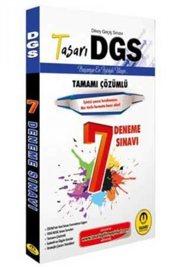 2020 DGS Tamamı Çözümlü Deneme Tasarı Yayınları