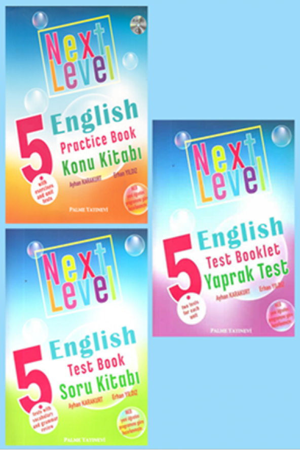 Palme 5. Sınıf Next Level English Konu + Soru + Yaprak Test Seti