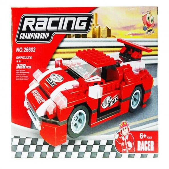 Bricks Lego Uyumlu Set 328 Parça Yarış Araba Set Racing