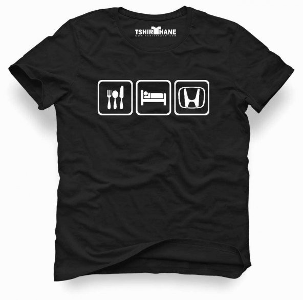 Tshirthane Honda eat sleep honda Tişört Erkek Tshirt
