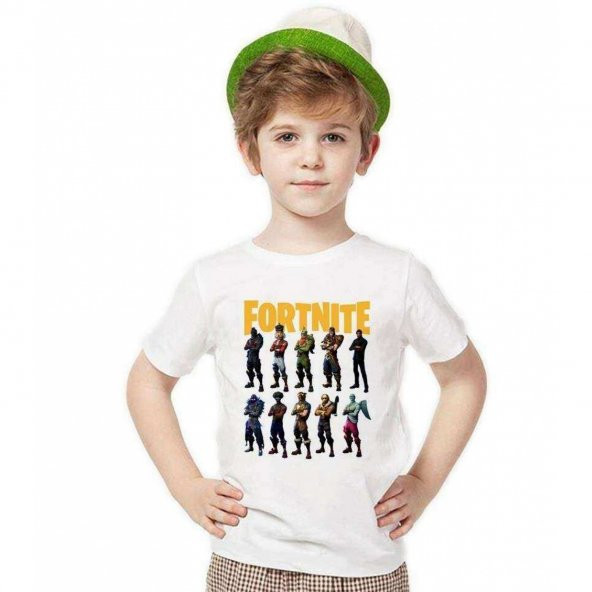 Tshirthane Fortnite Karakterler tişört Çocuk tshirt