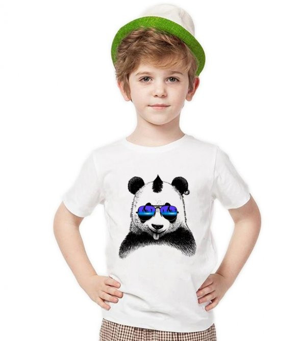 Tshirthane Panda tişört Çocuk tshirt