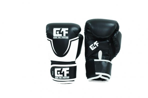 G4F BOXING GLOVES FIGHTER TOP ONE PU BLACK/WHITE  (GF0035)