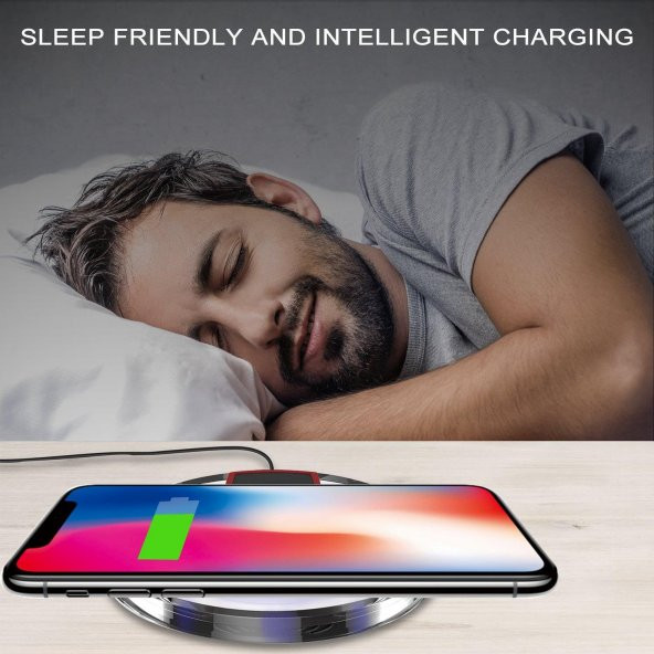 iPhone 8 Wireless Şarj Kablosuz Cihazı Aleti - 5