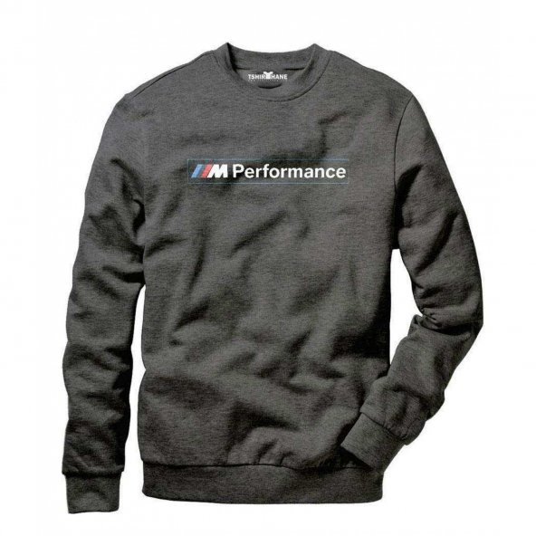 Tshirthane BMW bmw m Performance Sweatshirt Uzunkollu - 2