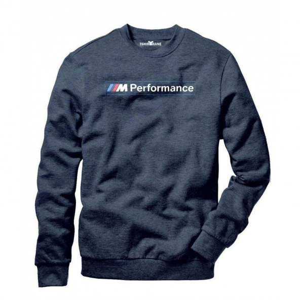 Tshirthane BMW bmw m Performance Sweatshirt Uzunkollu - 3