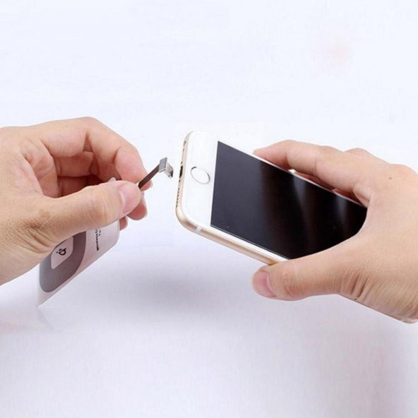 iPhone 5-5S-6-6S-7 Plus Lightning Wireless Kablosuz Şarj Alıcısı - 4