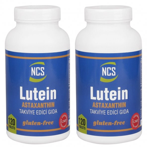 Ncs Lutein 15 Mg Astaxanthin (Astaksantin) 12 mg 120 tablet 2 kutu