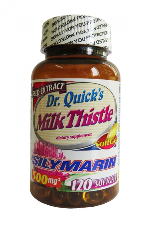 Dr Quicks Milk Thistle 500 mg 120 softgels