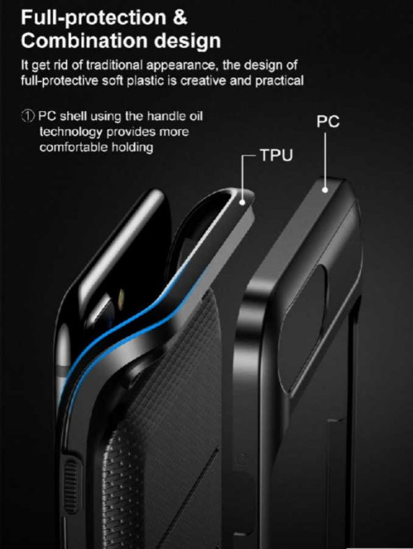 iPhone 6S Plus Baseus Ample Bataryalı Şarjlı Kılıf Koruyucu Kapak 360°0 Mah - 8