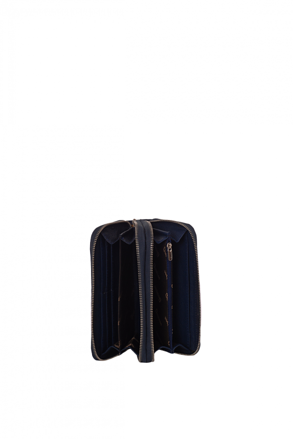 Desisan 00071 Lacivert Kadın Hakiki Deri Cüzdan - 4