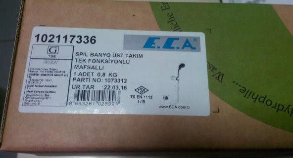 ECA BAYİSİNDEN Spil Banyo Ust Takim 102 117 336 - 2