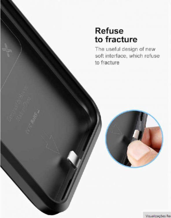 Apple iPhone 7 8 Plus Baseus Ample Şarjlı Kılıf 3650 Mah - 8