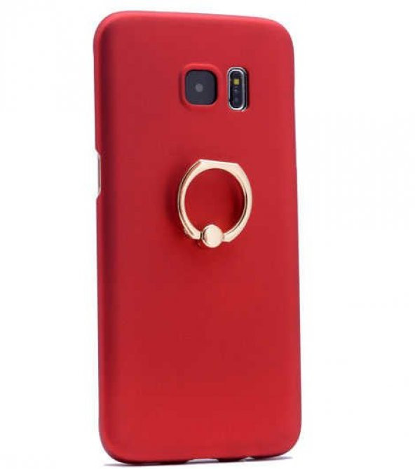 Samsung Galaxy S7 Edge Kılıf Yüzüklü Rubber Kapak - 5