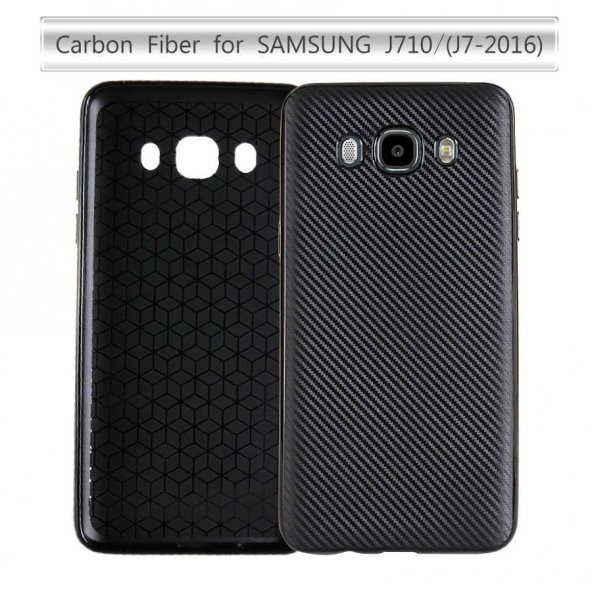 Samsung Galaxy J5 2016 Kılıf Lopard Karbon Silikon Kapak Arka Koruma - 2