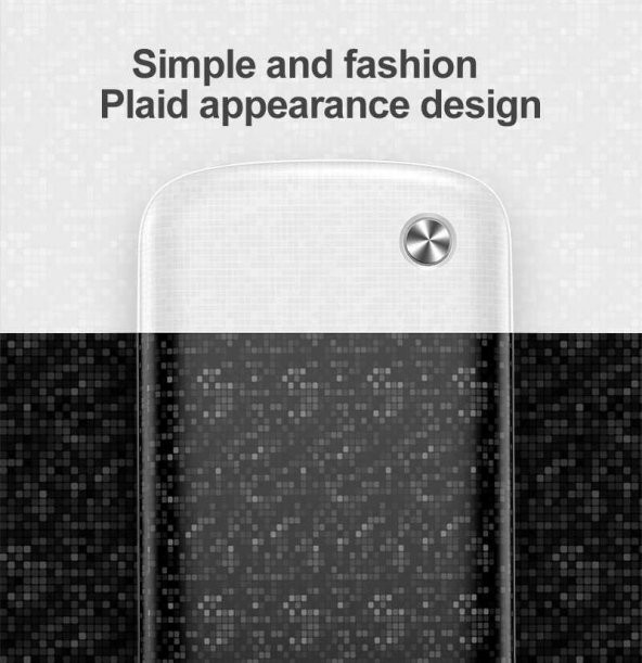 Baseus Plaid Powerbank Taşınabilir Batarya Double input Lightning+Mikro 2.1A 10000 Mah - 6