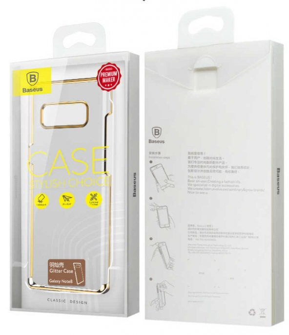 Samsung Galaxy Note 8 Kılıf Baseus Glitter Kılıf Koruyucu Kapak - 7
