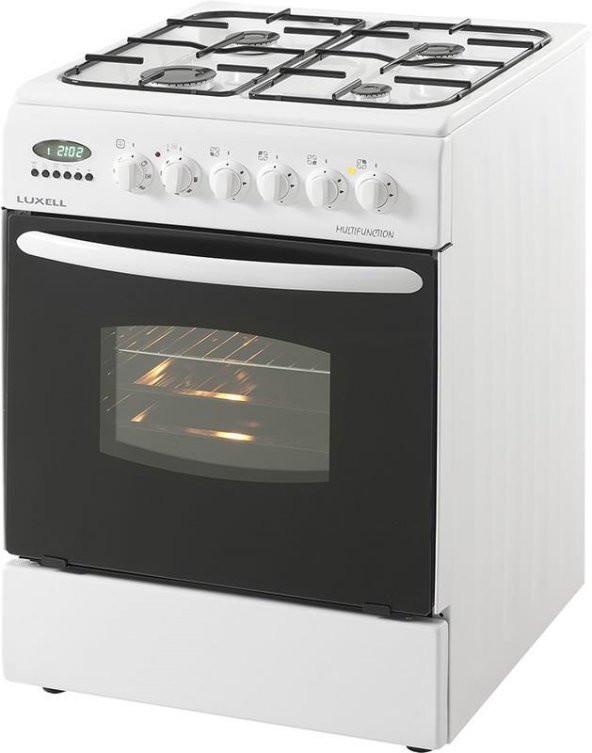 Luxell LF 60 MD 40 LPG (Tüp) Uyumlu Fırın, Beyaz