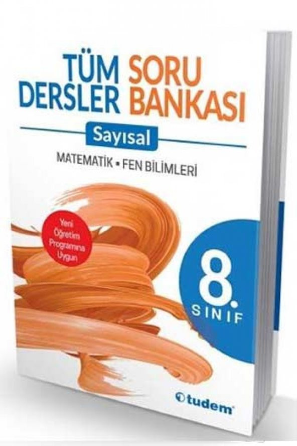 8. Sınıf Tudem  Yayınları Tüm Dersler Sayısal Soru Bankası
