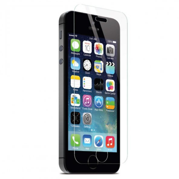 iPhone SE Temperli Kırılmaz Cam Ekran Koruyucu