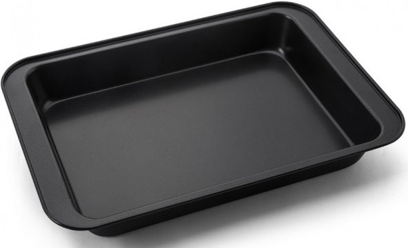 Nehir Mutfak Teflon Dikdörtgen 37 cm Fırın Tepsi ,Yuvarlak Fırın Tepsisi - 3