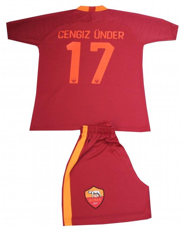 ÇOCUK FUTBOL FORMA VE ŞORT ROMA CENGİZ ÜNDER - 2