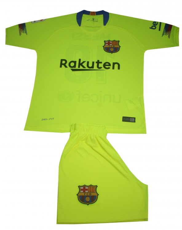 Çocuk Futbol Forma ve Şort Barselona Messi - 2