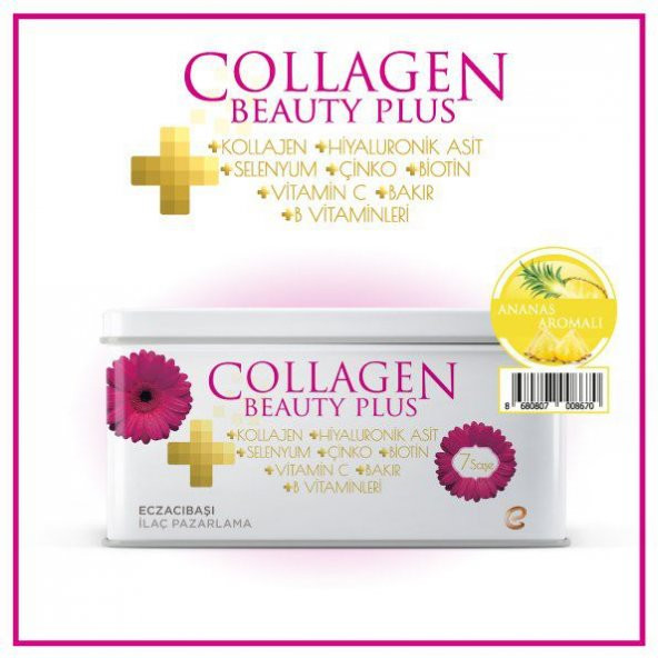 Voonka Collagen Beauty Plus 7 Saşe Ananas Aromalı