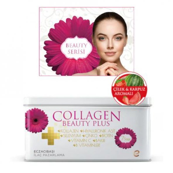 Voonka Collagen Beauty Plus 7 Saşe Karpuz-Çilek Aromalı
