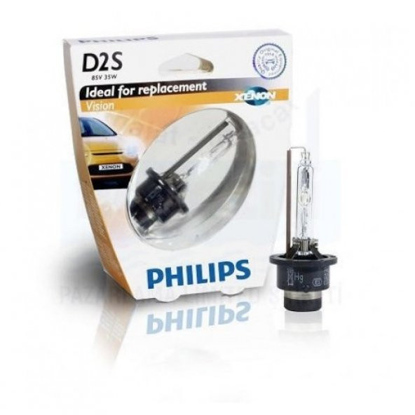 Philips D2s Xenon Far Ampulü 85V 35W 4600K Xenon Tip Far Ampulü - 1
