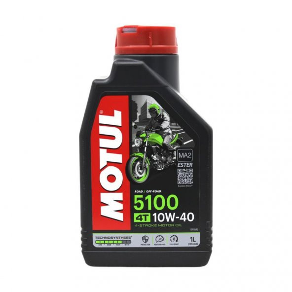 Motul 5100 10W-40 4T 1 Lt 4 Zamanlı Motosiklet Motor Yağı