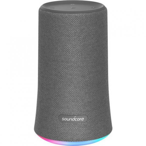 Anker SoundCore Flare Bluetooth Hoparlör - 360° Ses - IPX7 Suya Dayanıklılık - Gri - A3161HA1-OFP